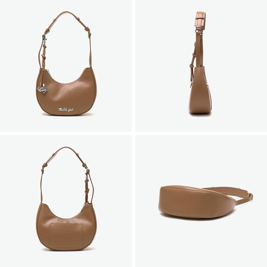 Milkfed Heart Charm One Handle Bag Off White Tote Bag