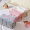 Kosmetiktaschen für Damen Weiche Reise-Kosmetiktasche Organizer-Etui Junge Dame Mädchen Make-up-Etui Notwendigkeiten Unifarbene Handtaschen