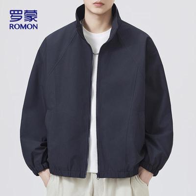 Men's Casual Windproof Stand-Collar Jacket