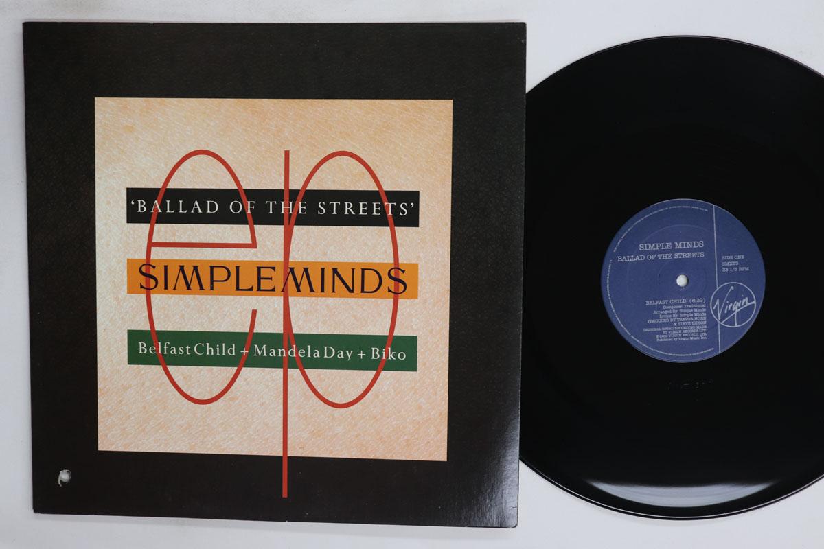 12inch Record SIMPLE MINDS Ballad Of The Streets SMXT3 VIRGIN 1989 Canada Rock Used