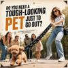 Chain Leash, Lightweight Big Plastic Pet Lead, Oversized Faux Metal Links Walking Accessory, Funny Costume Photo Prop