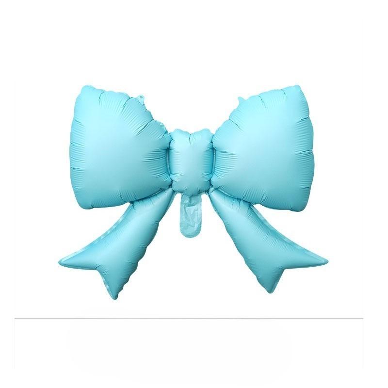 Bow Aluminum Film Balloon Photo Prop, Girl Birthday Party Scene Decoration Prop Balloon