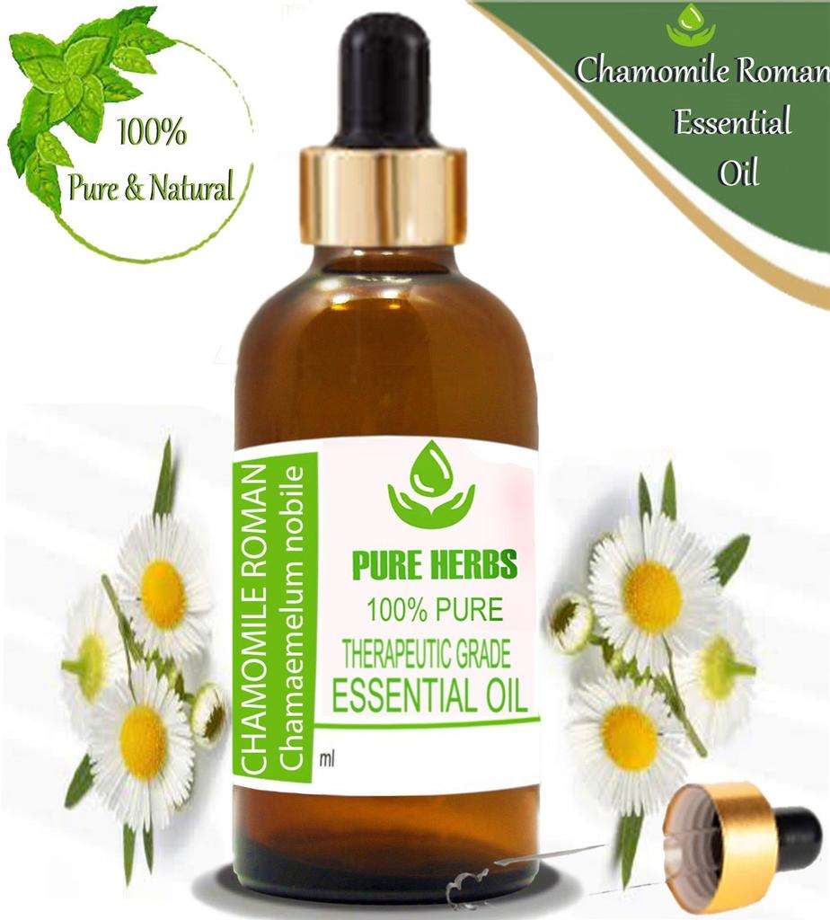 Pure Herbs Chamomile Roman 100% Pure Chamaemelum Nobile Essential Oil ZA 281