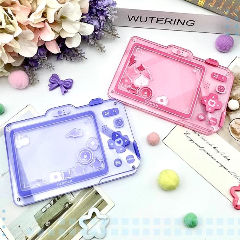 Vintage Kamera Serie Acryl Fotorahmen 3 Zoll Kartenhalter für Anime Fotokarte Aufsteller Originaldesign Kreative Geschenke