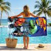 Ręcznik plażowy Monster Machines Fashion: Idealne na letnie przygody Miękkie, chłonne i szybkoschnące, odpowiednie do pływania i kąpieli