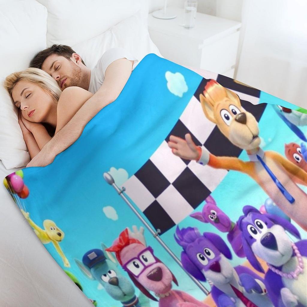 Go, Dog. Go! (tv series) go dog go cartoon animated go dog costume for kids Throw Blanket Hairy Comforter Weighted Blankets