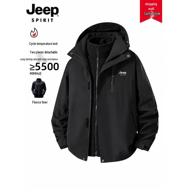 JEEP Men s 3-in-1 Outdoor Jacket M