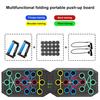 Foldable Push-up Board with Anti-Slip Grips Smart Counter Strong Load-bearing Push-Up Bar Abdominal Muscle Training Equipment