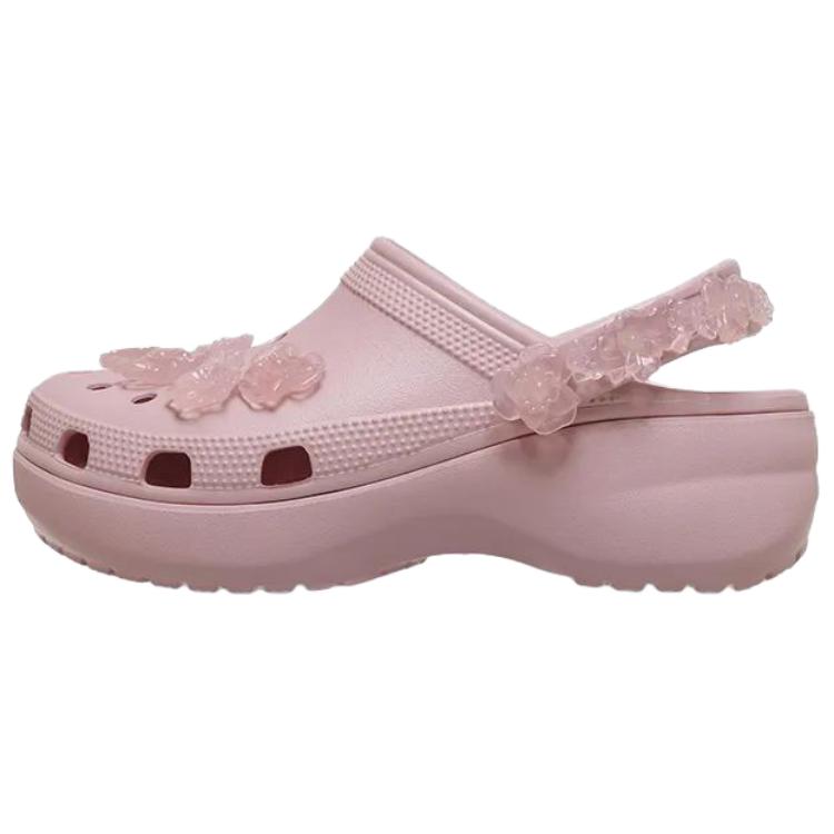 Crocs Классические Кластерные Облачные Цветы Повседневные Клоги Женские клоги Розовые 213119-685 36-37