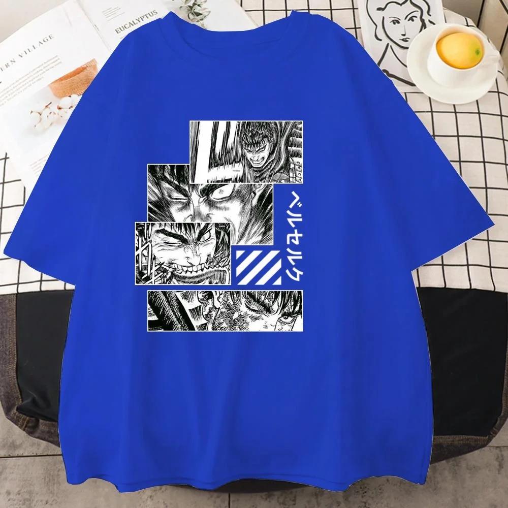 Anime Graphic Printed T-Shirt Men's Outdoor Street Cool Round Neck Short Sleeve Shirt Anime Harajuku T-Shirt Summer Sport Shirt