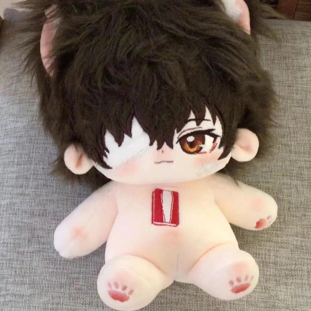 20cm Osamu Dazai Bandage Dress-up Cotton Doll Cute Plush Puppet Toys for Kids Adults Anime Bungou Stray Dogs Collectible Gift