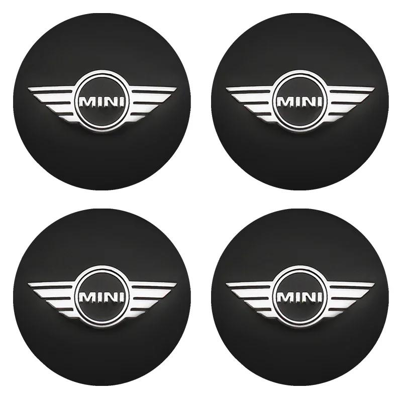 4pcs 56+60mm Car Wheel Hub Center Caps Rim Cover Badge Emblem Stickers For MINI Cooper One S JCW R55 R56 F55 F56 R57 R58 R59 R60 tnrjc00