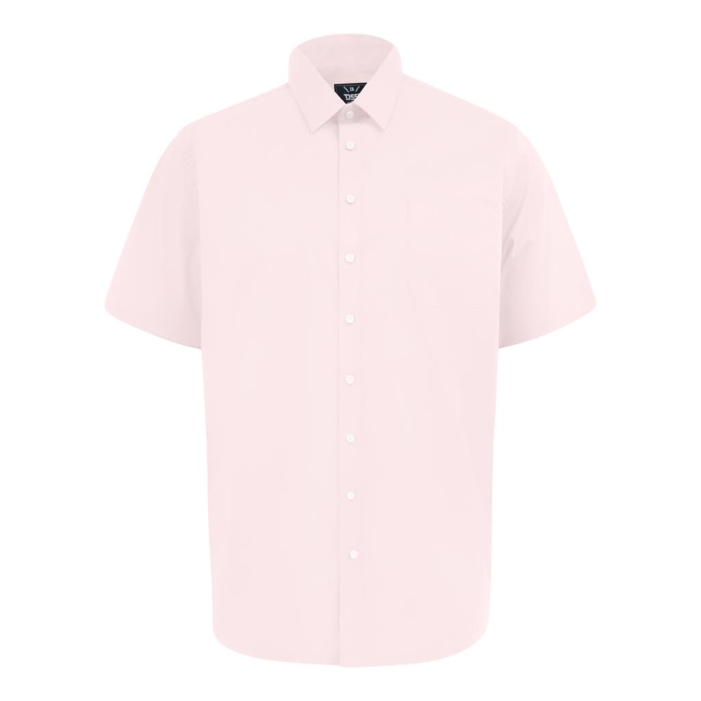 Duke Mens D555 Lucas Stretch Kingsize Short-Sleeved Shirt
