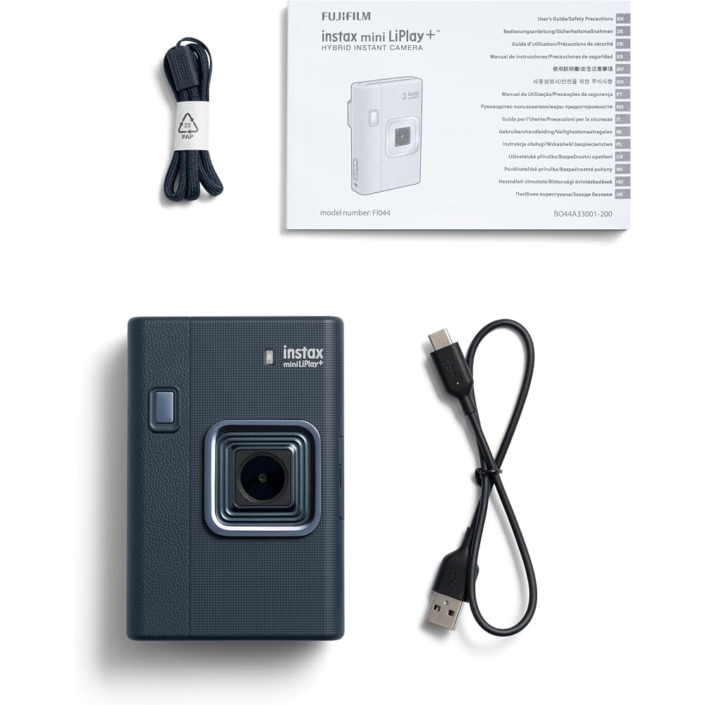 Fujifilm instax mini LiPlay PLUS INS LIPLAY PLUS BLUE VN Instant Camera/Smartphone Printer