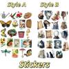 1 Set Watercolor Halloween Vampire Decoration Books Stickers DIY Scrapbooking Diary  Project Decoration  Vintage  Journal