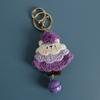 Handmade Cartoon Hairball Key Chain Lovely Knitted Key Rings Funny Car Key Chains  Gifts