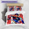 Wayne Gretzky Bedrucktes 3-teiliges Bettwäscheset Weiche Atmungsaktive Bettbezug Kissenbezüge Set Waschbar Schlafzimmer Dekoration Heimgeschenk