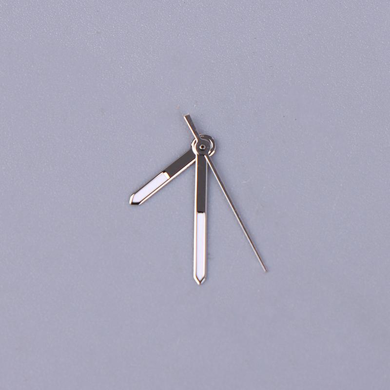 

1 комплект часовых аксессуаров кварцевый часовой механизм Vx12 Vx32 Vx43 часовые стрелки мужские люминесцентные 3 стрелки часовая минутная секундная трехстрелочник серебряный