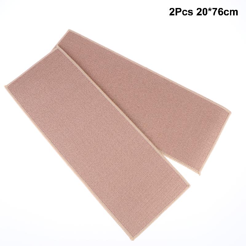 Water Absorption Stair Treads Non Slip 13 Piece Durable Imitation Linen Mat for Home Wooden Steps and Indoor Safety