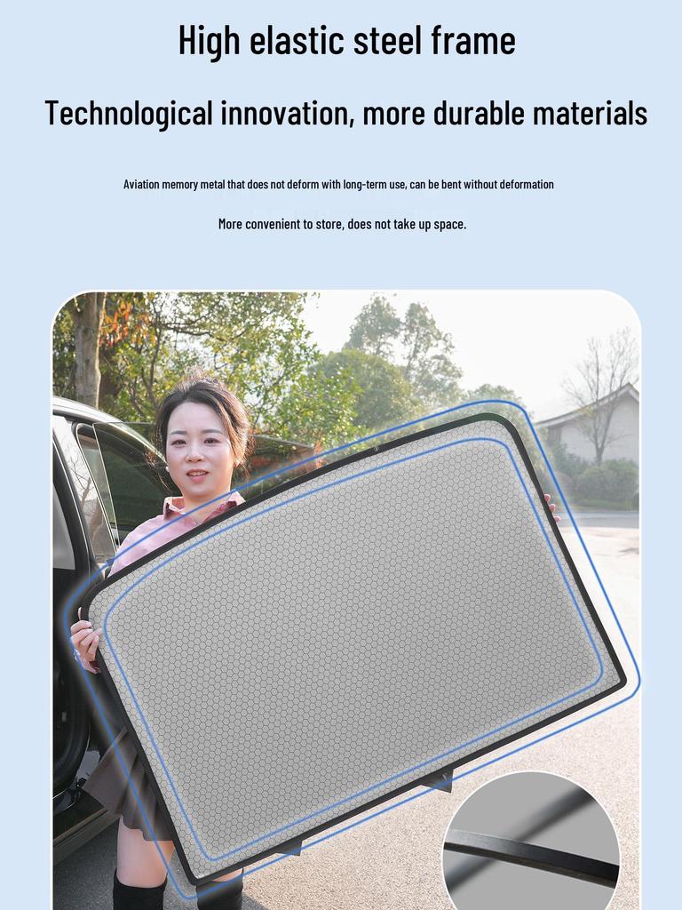 Car Panoramic Sunroof Sunshade - Heat Insulation & Sun Protection