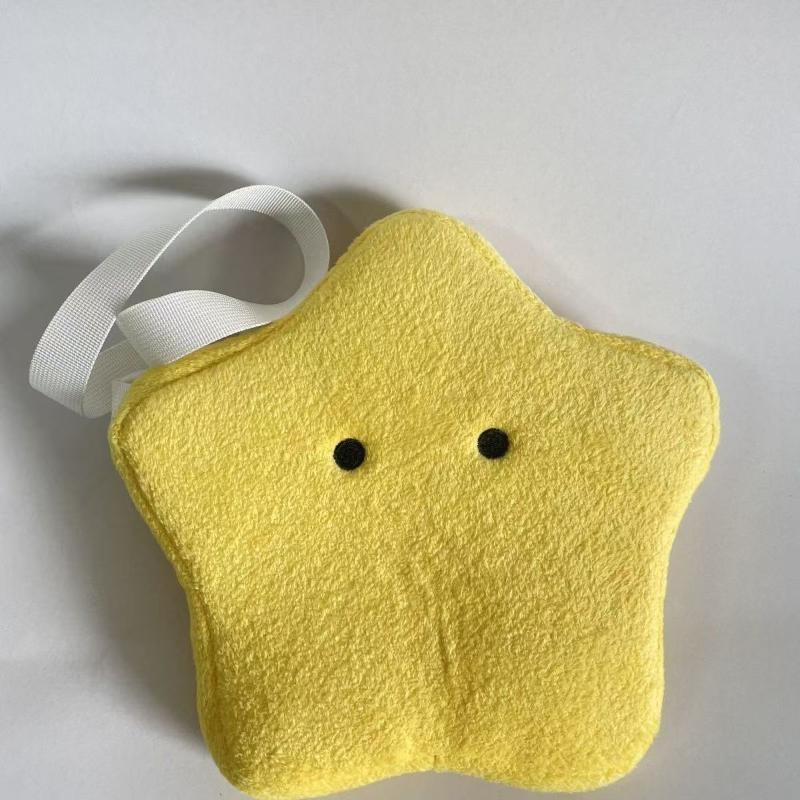 Cartoon Style Plush Crossbody Bag Adorable Soft Casual Shoulder Bag 1Pcs for Teen Girls Shopping Weekend Outing