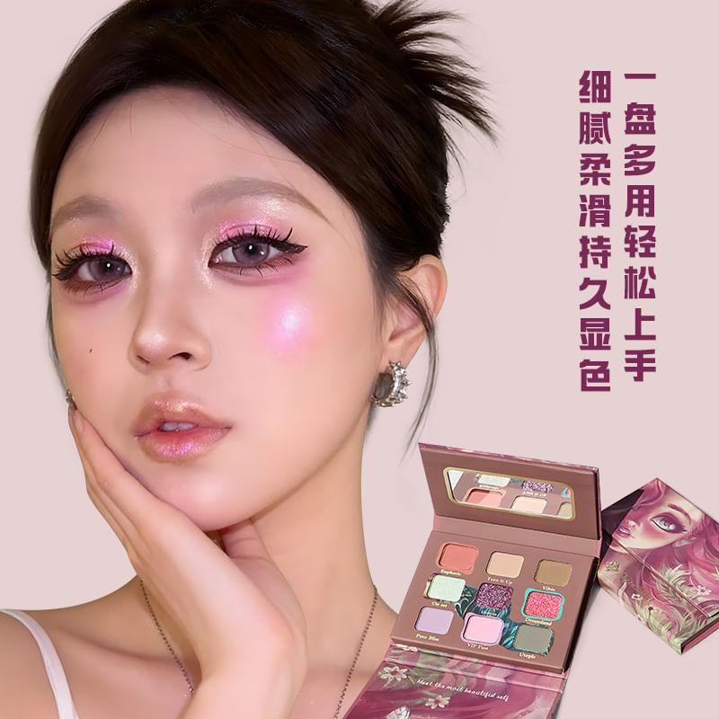 SheenEffect - Nikesamsam Dream Love 9 Color Chameleon Eyeshadow Palette