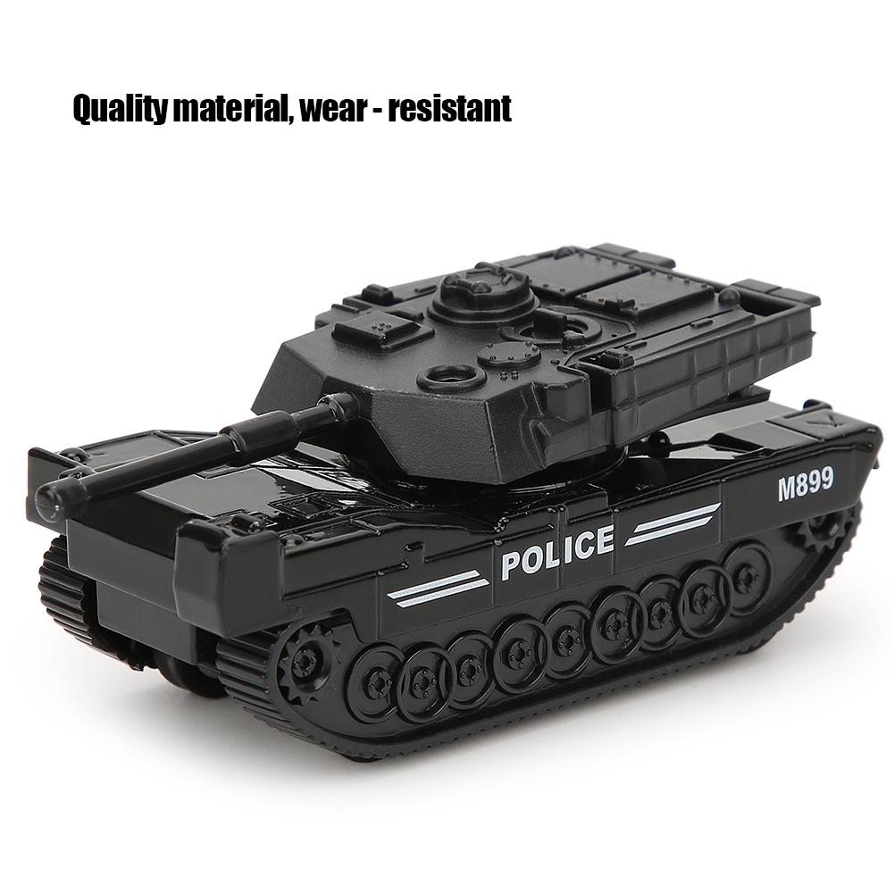 4pcs Box 1/60 High Simulation Pull Back Alloy Car Model Kid Toy Collection(Type D Police Car )