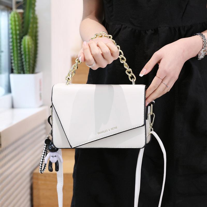 Holiday gift 2025 new messenger bag girls small square bag shoulder bag women's portable fashion underarm bag women's bag
