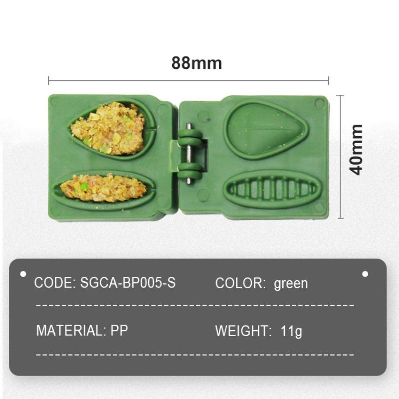 Stampo Pressa per Esca Pesca Esca Carpa Esca Amo Stampo Gadget Leggero Esterno Attrezzo da Pesca Stampo Sagomatore Esca Strumento di Sagomatura