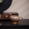 Luxury Retro Ceramic Coffee Cup and Saucer Set for Latte and Afternoon Tea