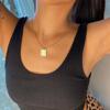 Necklace Pendant Hinged Book Cross Charm Necklace Religious Gifts for Women Girl