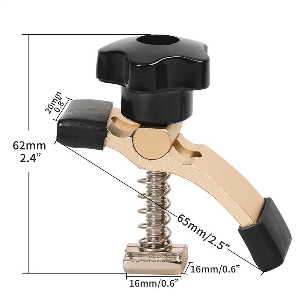 Engraving Machine Clamps Aluminum Alloy Clamp Engraving Machine Fastening Jigs For Drill Presses Table Saws Milling CNC Acrylic