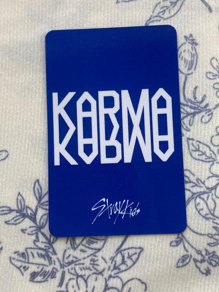 [USED] StrayKids Bang Chan KARMA TARGET Bonus American Trading Card