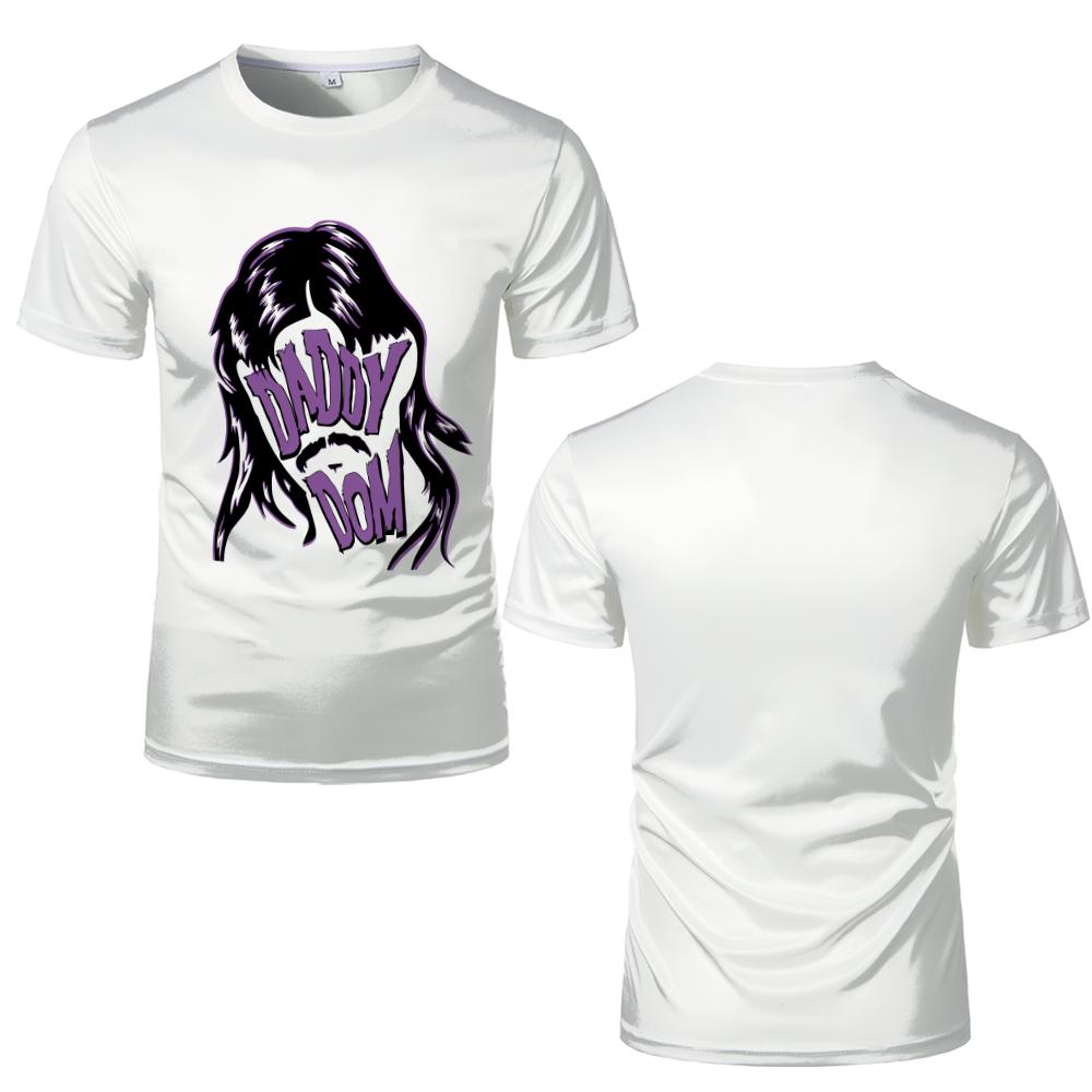 

2025 Summer New Cosplay WWE Contest Men Women Short Sleeve T-Shirt Fight Sport Wrestling Boxing Champion Tops Gym Training Tees S