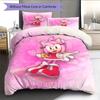 Amy Rose Collection Pattern Bedding Quilt Set Home Decoration Gift (1 * Duvet Cover + 2 * Pillowcase Without Core)