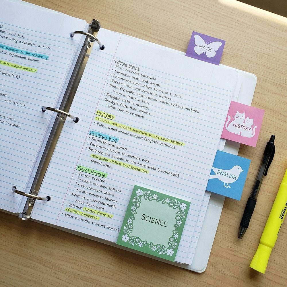 Rainbow Rainbow Sticky Notes Self Adhesive To Do List Notepad  Shopping Plan