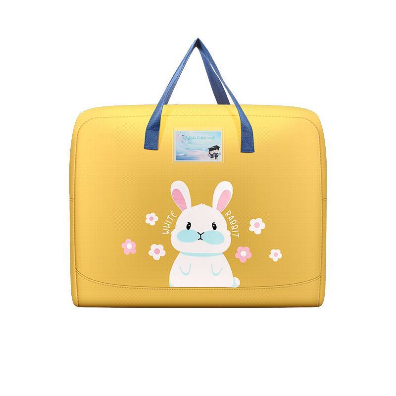 Kids Cartoon Cute Storage Bag For Bed Comforters With Oxford Fabric For Bedroom Organization