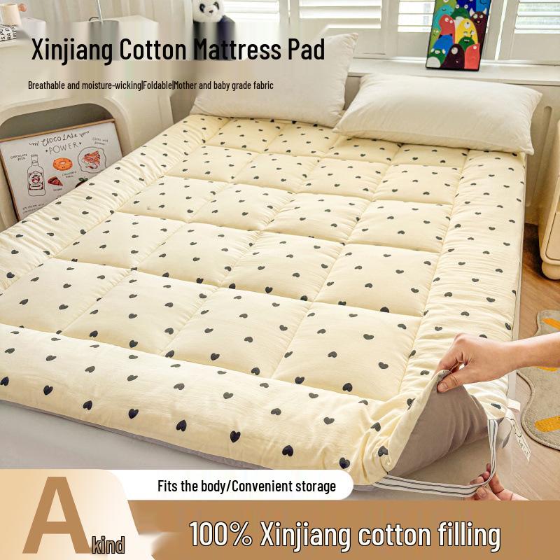 2025 A-Class Cloud Cotton Print Soft Mattress Pad & Quilt