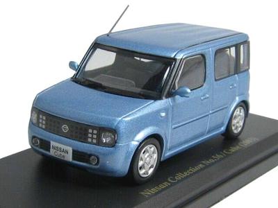 IXO Nissan Cube Z11 2003 Bleu Clair 1/43