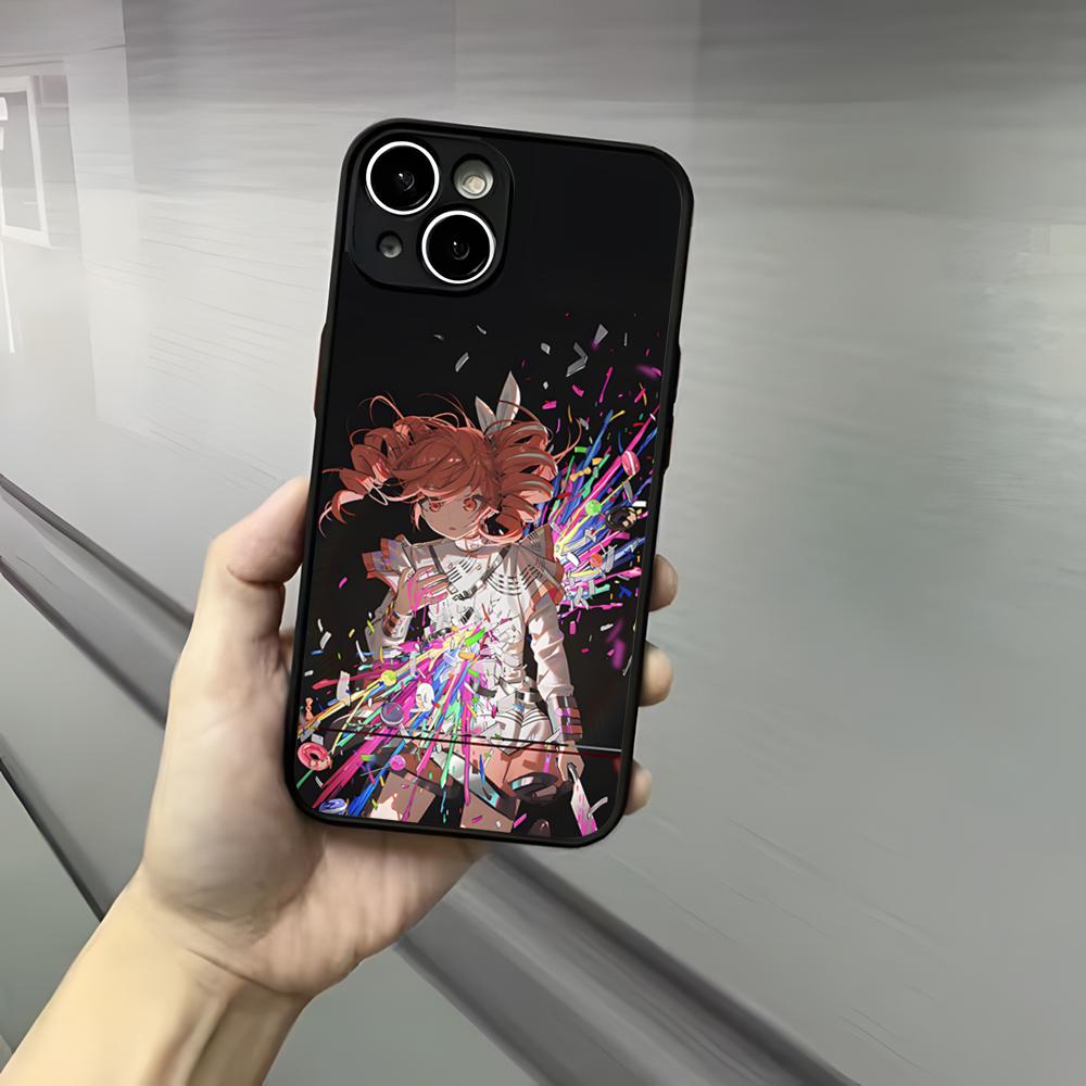Fukouna Girl K-Kasane T-Teto Phone Case For Iphone 17 16 15 14 13 12 Pro Max Xr Air Plus Skin Feel Black Hard Shell Cover iPhone 16