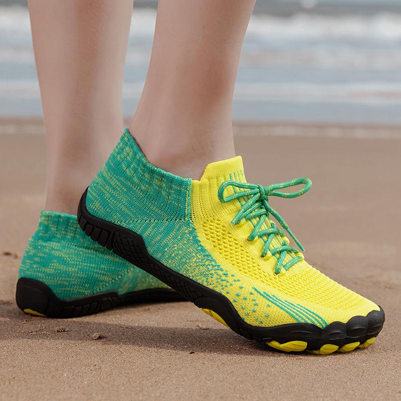 Summer Beach Men's Aqua Shoes Breathble Five Finger Shoes Unisex Barefoot Sneakers Non-slip Water Shoes Men Women Wading Shoes