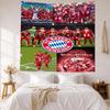 Bayern Munich Custom Your Name Wall Decor Tapestry Art For Pet Memorial Birthdaywedding Party Backdrop Family Gift