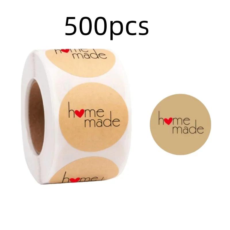 500Pcs Love Heart Stickers Roll Cute Heart Shaped Seal Labels for Scrapbooking Craft Birthday Party Gift Packaging Stationery