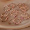 Niche Style Micro Inlaid Zircon Stylish Hand Jewelry Geometry