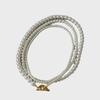 French Elegant Multi-Layer Pearl Beads Necklace with OT Buckle