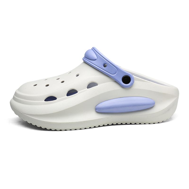 

Сандалии 2024 года, новая модная повседневная пляжная обувь для отдыха на природе, мужские и женские шлепанцы для пар, нескользящие сандалии с заостренным носком, большой размер 36-37