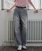 MALOUPE 9148 Balloon Fit Mid-Rise Denim (Grey)