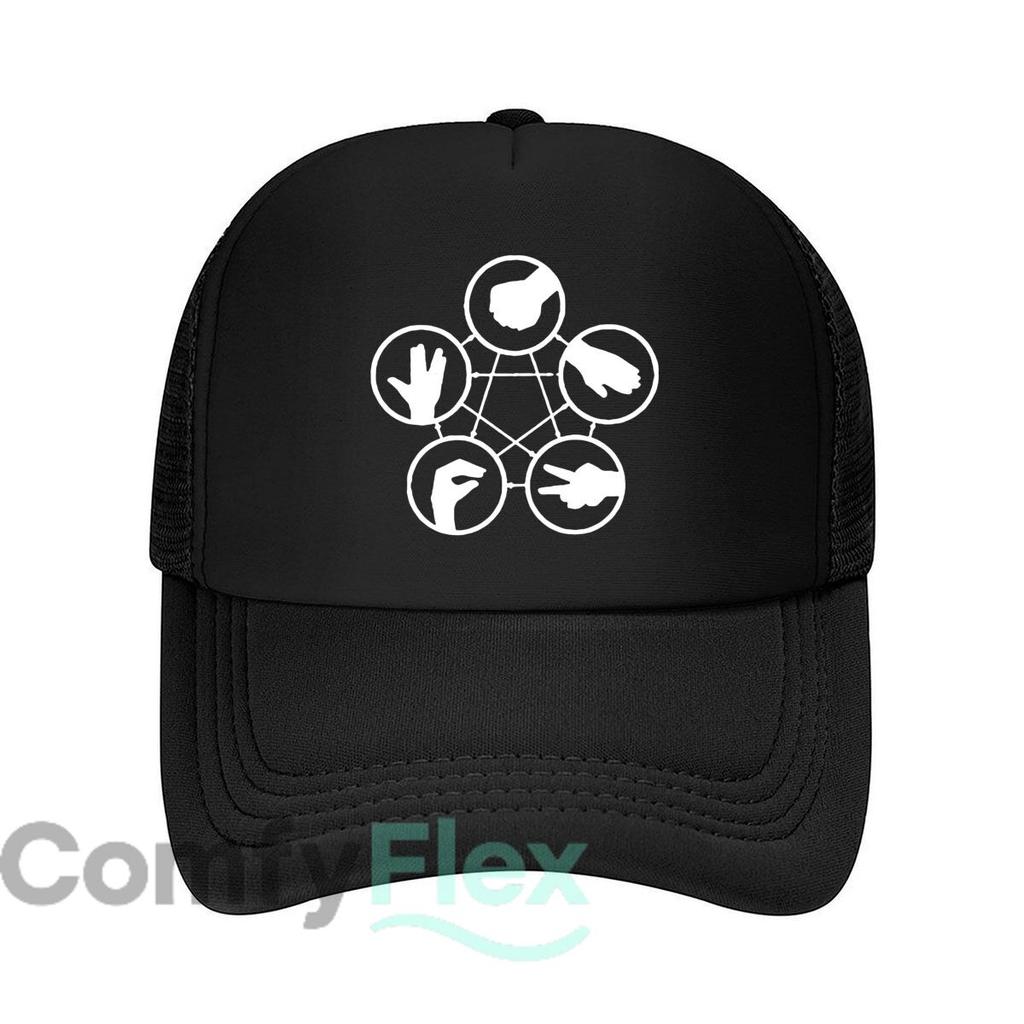 Hand Sign Symbol Art Graphic Mesh Baseball Cap Casual Hat Outdoor For Womens Unisex FeUnisex