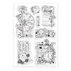 Custom PVC Plastic Clear Stamps for DIY Scrapbooking Photo Album Decorative Cards Making Clock 160x110x3mm