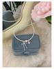 S925 Sterling Silver Pink Heart Bow Pearl Bracelet for Women